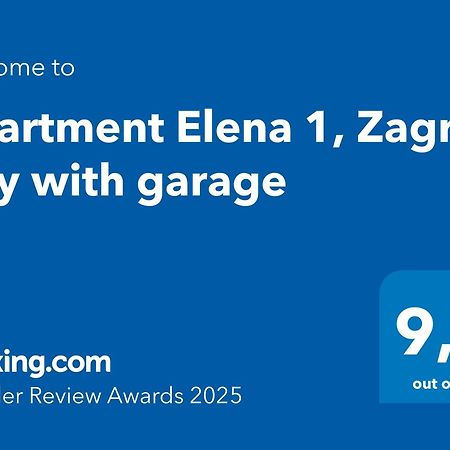 Apartment Elena 1, Zagreb City With Garage Dış mekan fotoğraf