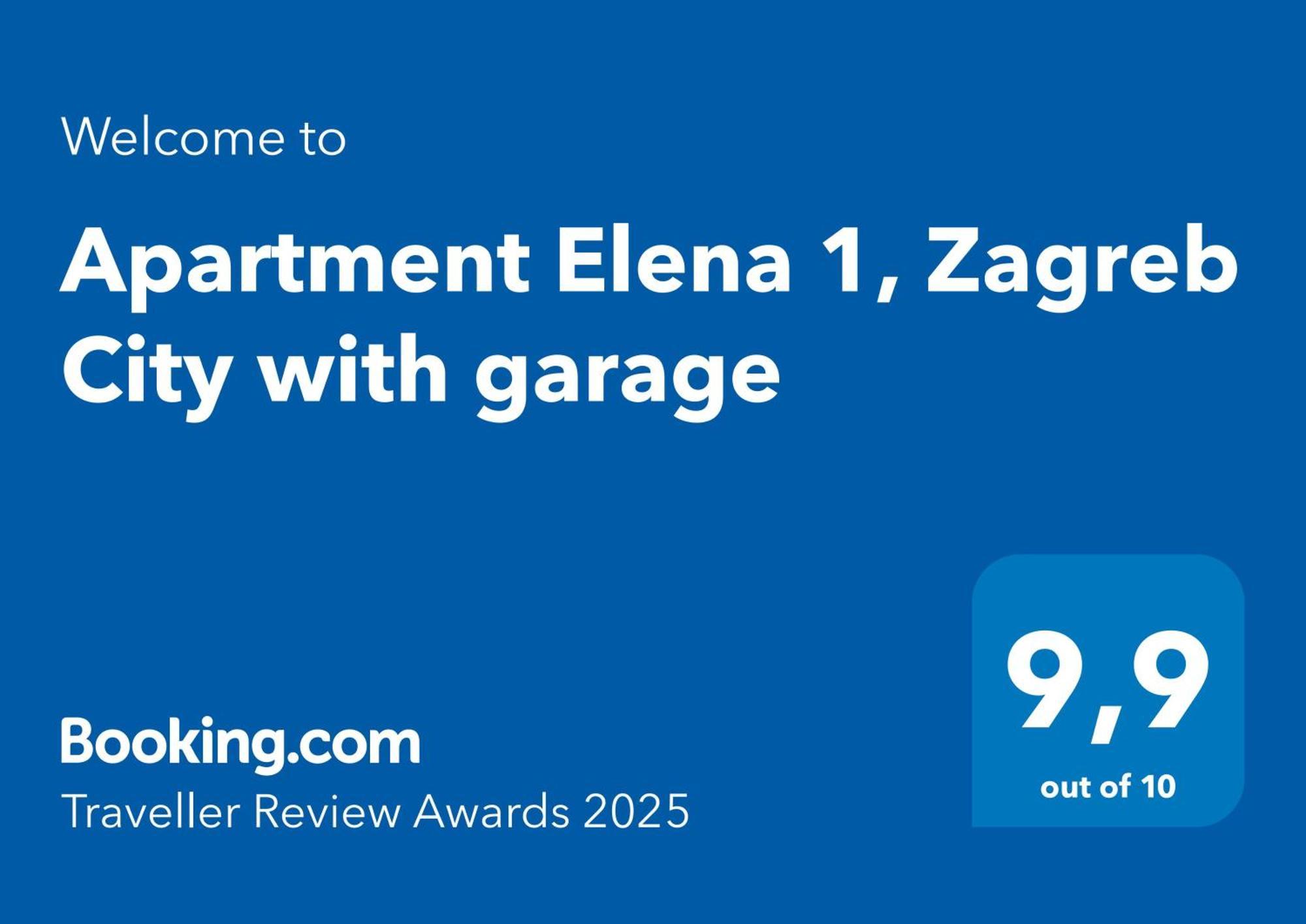 Apartment Elena 1, Zagreb City With Garage Dış mekan fotoğraf